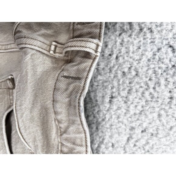 Abercrombie & Fitch Womens 33/16L Tan/Gray The 90s Relaxed Jean Hi-Rise - Picture 11 of 12